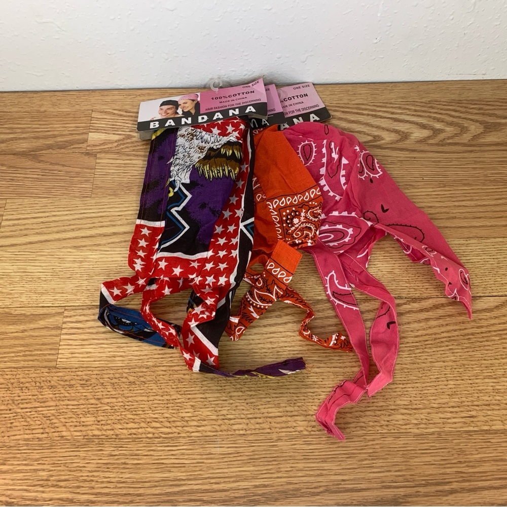 BANDANA SKULL CAP (Get all three as pictured) Unisex one size fits most